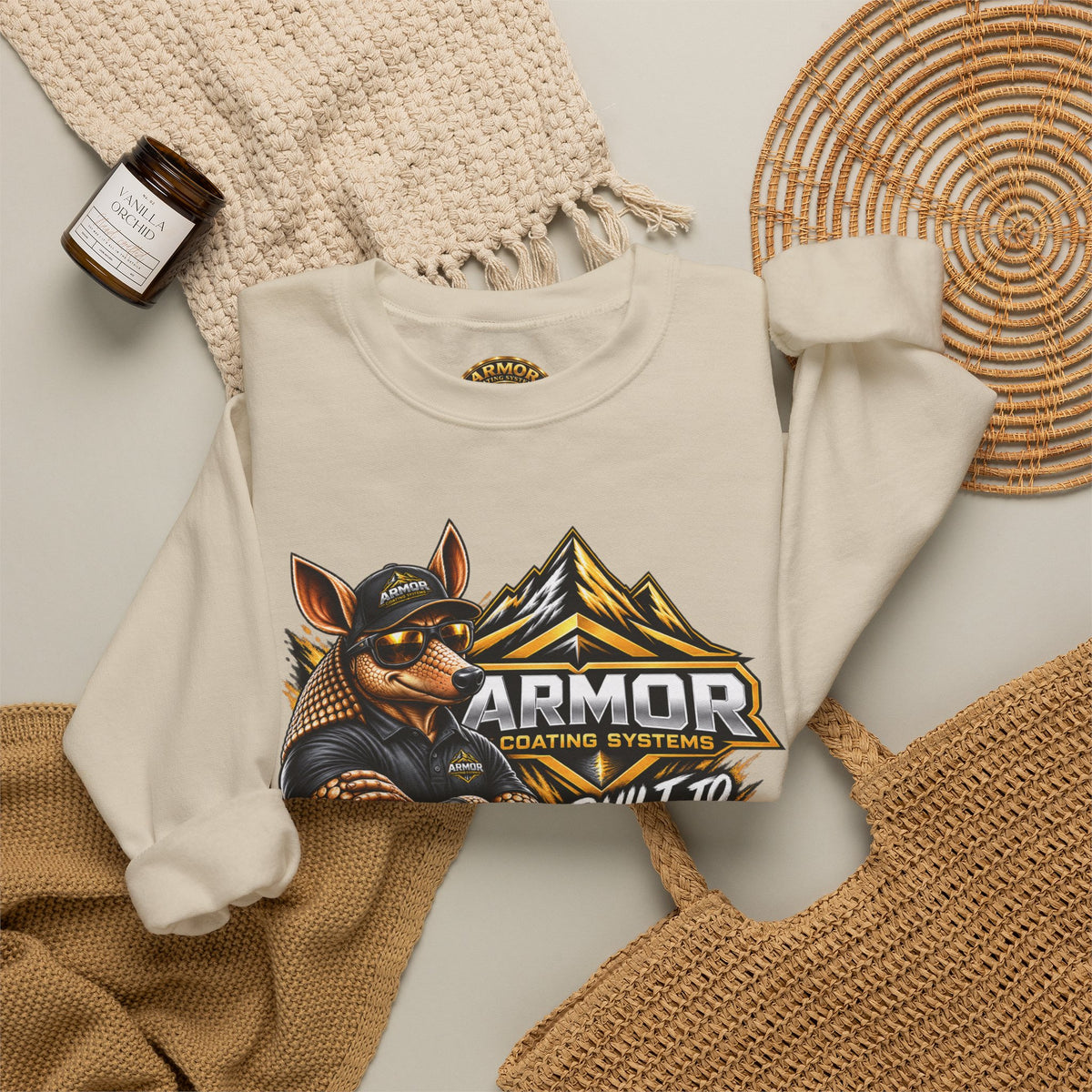 Armor Coating 'Built to Outlast' Crewneck Sweatshirt