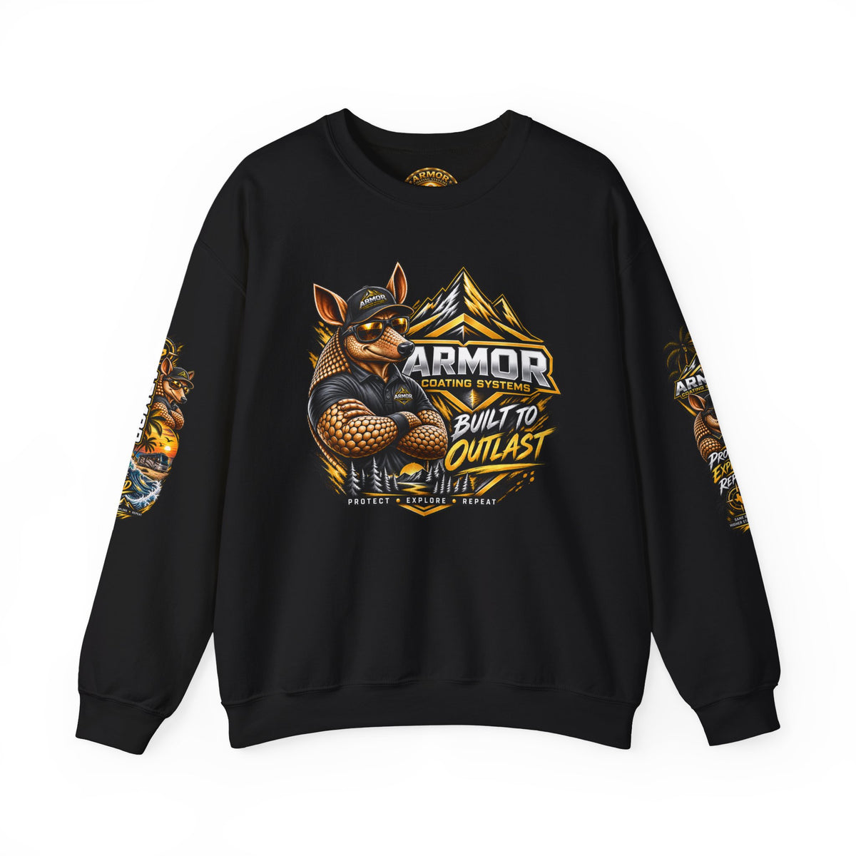 Armor Coating 'Built to Outlast' Crewneck Sweatshirt