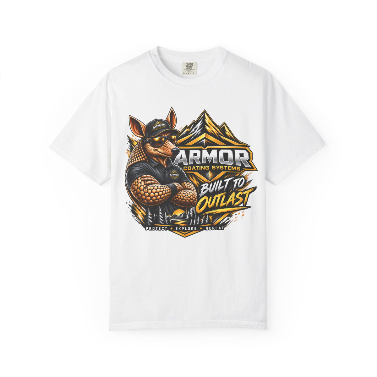 Armor Coating 'Built to Outlast' T-Shirt
