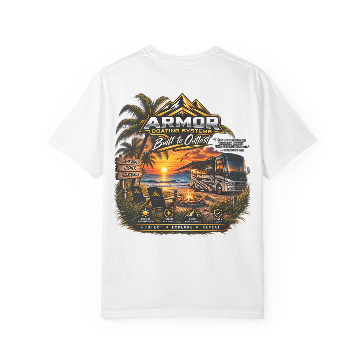 Armor Coating 'Built to Outlast' T-Shirt