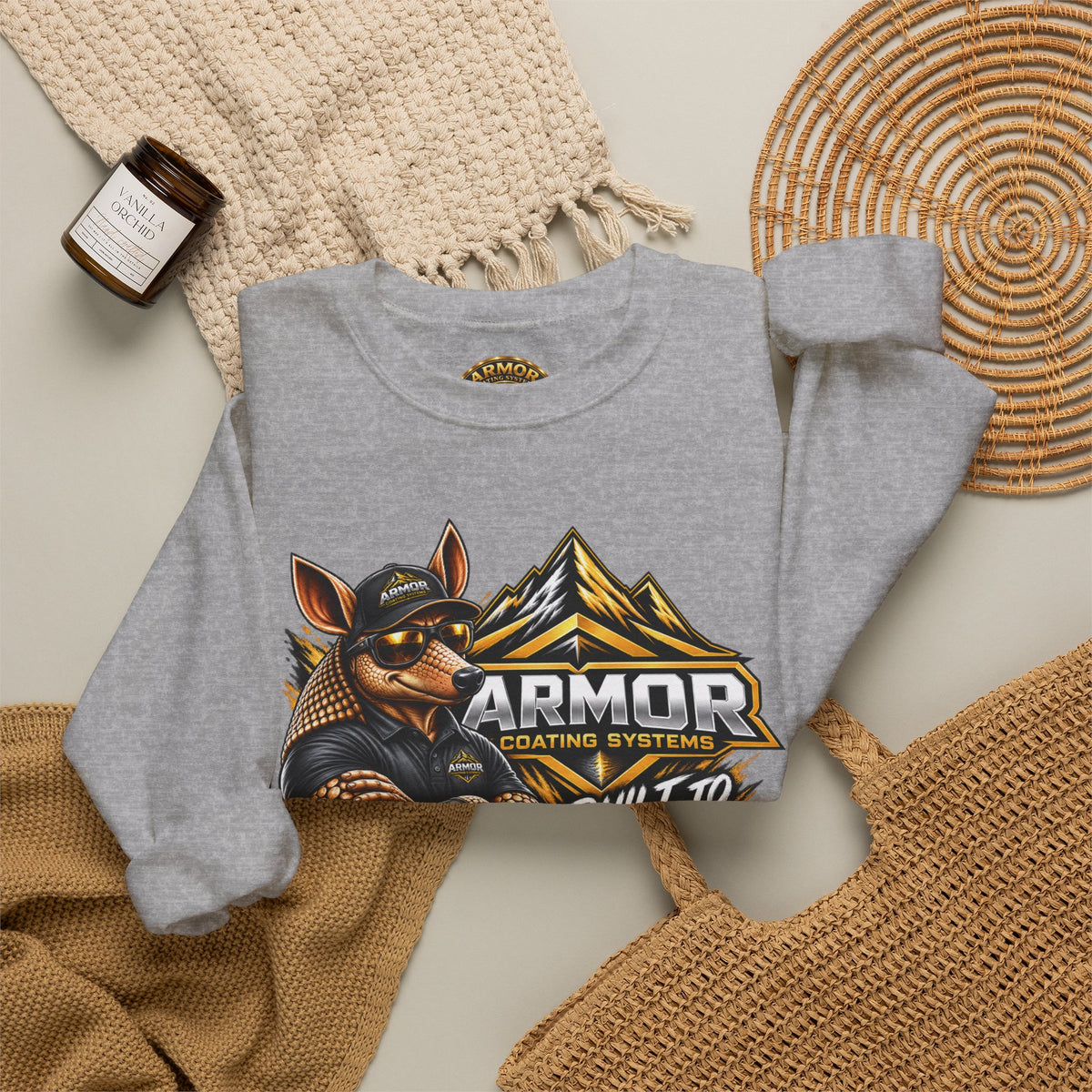 Armor Coating 'Built to Outlast' Crewneck Sweatshirt